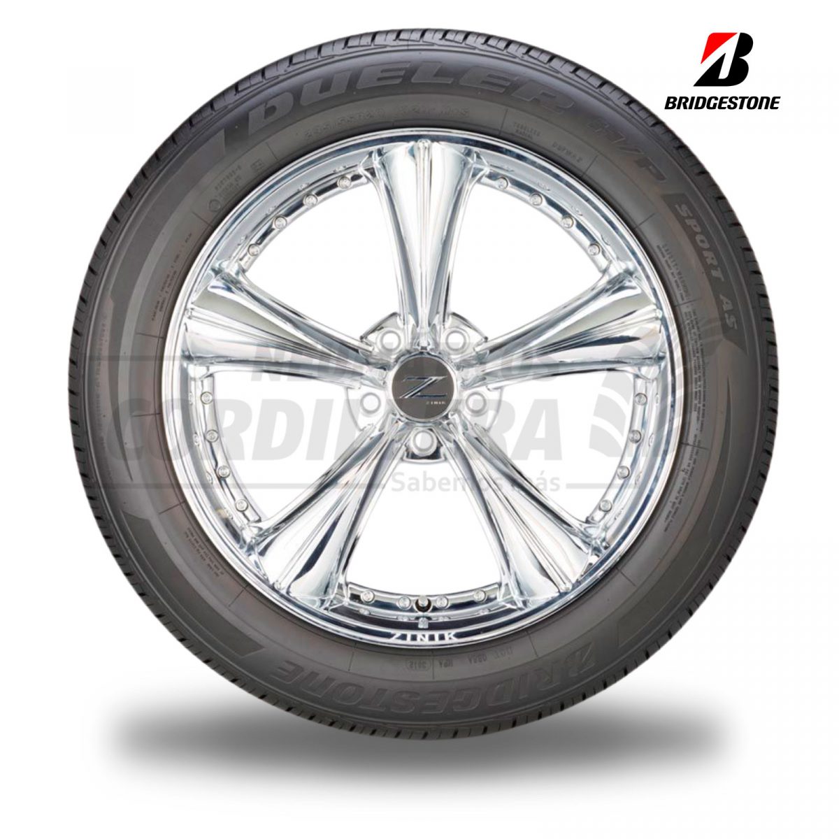 285/45R19 BRIDGESTONE DUELER HP SPORT AS . W-107/ EUROPA - Imagen 2