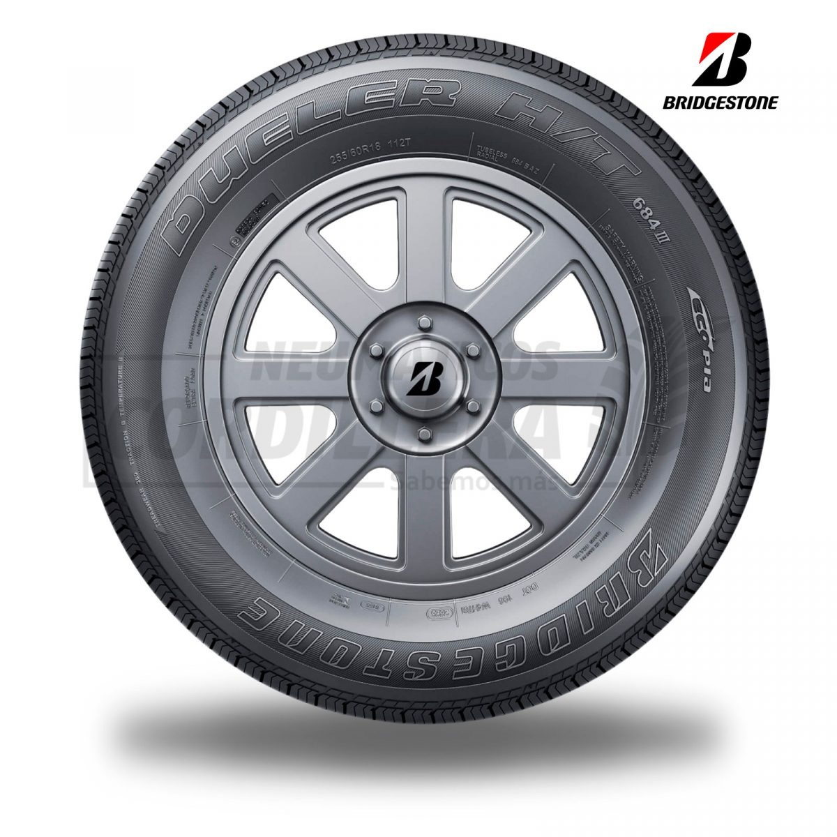 245/70R16  BRIDGESTONE DUELER HT 684 III ECO . T-111/  GM BRASIL - Imagen 2
