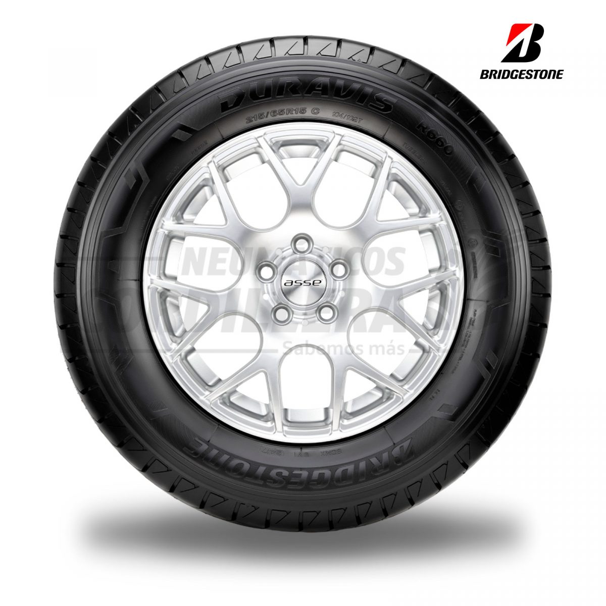 195/75R16  BRIDGESTONE R660  . R-107/C8PR TL  EUROPA - Imagen 2