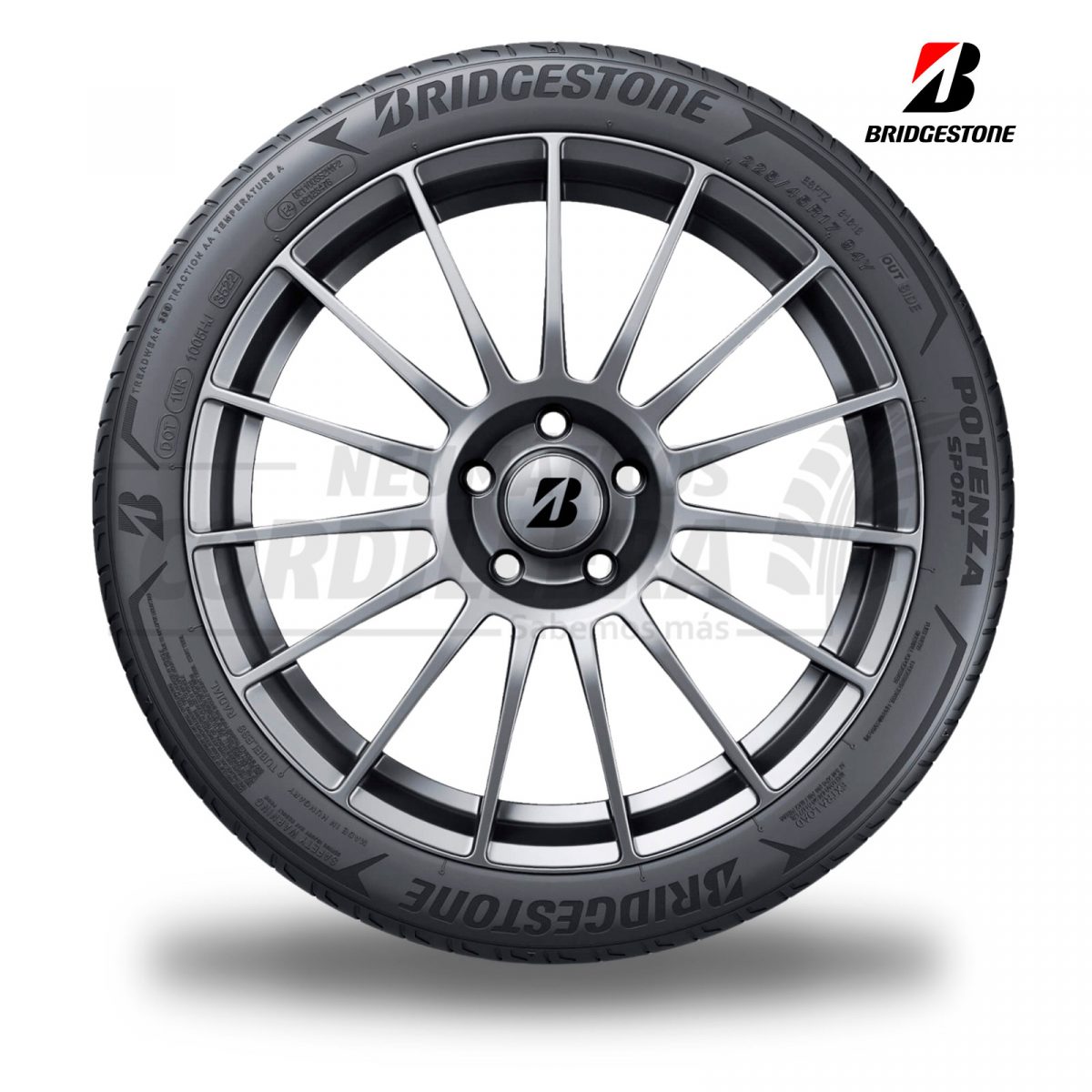 255/35R19  BRIDGESTONE POTENZA SPORT  . Y-96/ XL  EUROPA - Imagen 2
