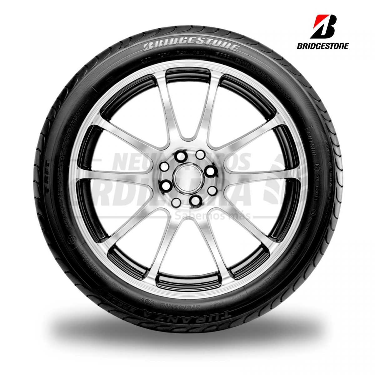 225/55R16  BRIDGESTONE TURANZA ER300 . Y-99/ XL AO EUROPA - Imagen 2