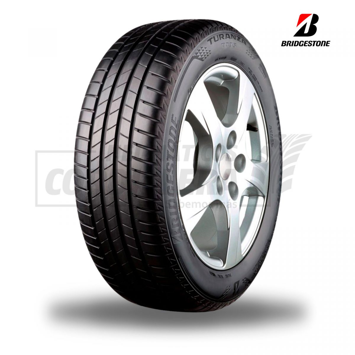 225/45R17  BRIDGESTONE TURANZA T005 . W-91/  TOYOTA BRASIL - Imagen 1