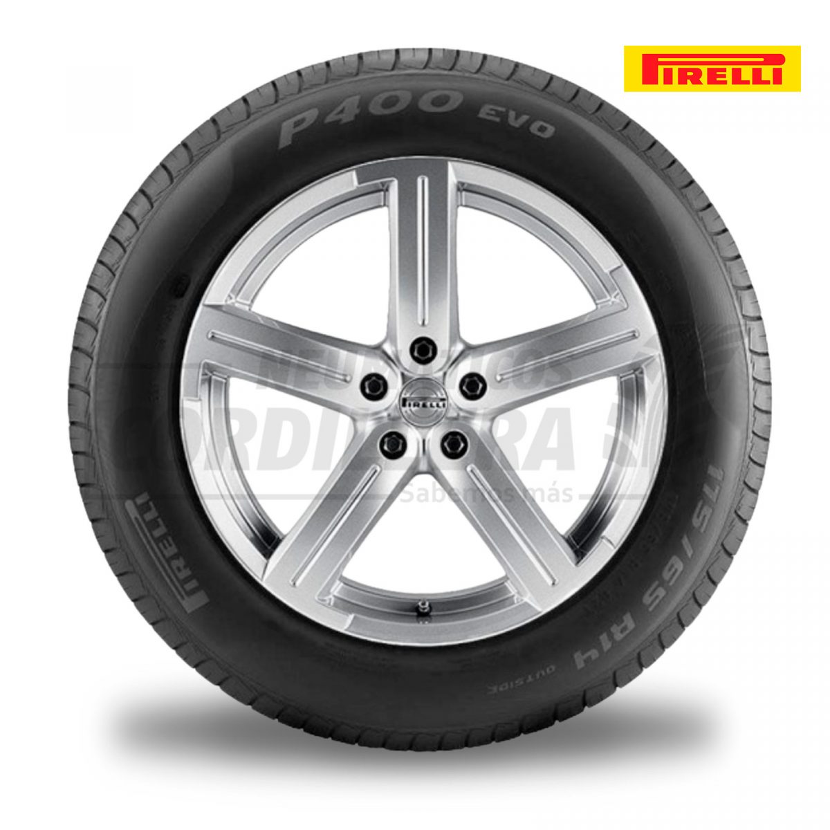 185/65R14  PIRELLI P400 EVO (KS) . T-86/      BRASIL - Imagen 2